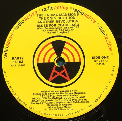 The Fatima Mansions : The Only Solution: Another Revolution (12")