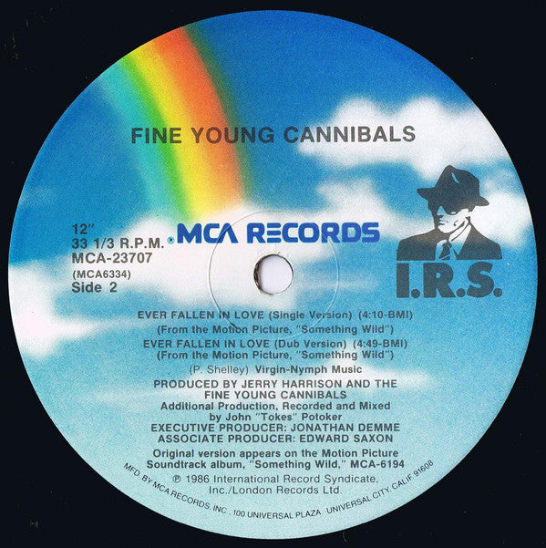 Fine Young Cannibals : Ever Fallen In Love (Extended Version) (12")