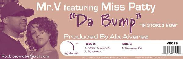 Mr. V (4) Featuring Miss Patty : Da Bump (12")
