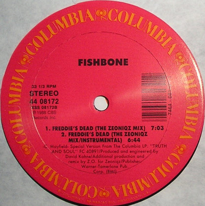 Fishbone : Freddie's Dead (12")