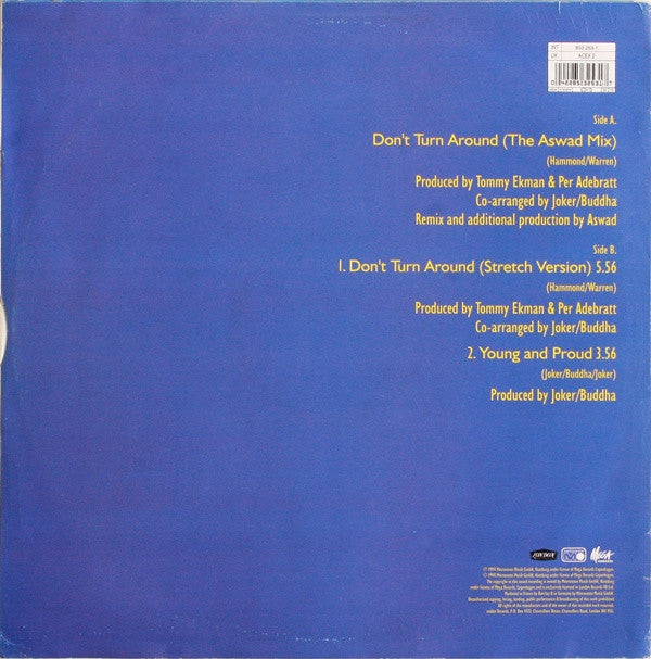 Ace Of Base : Don't Turn Around (The Aswad Mix) (12", Single)
