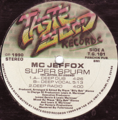 MC Jeffox : Super Spurm (12")