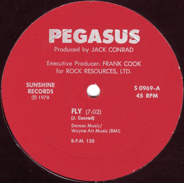 Pegasus (4) : Fly / Down And Dirty / I'm Wishing I'd Never Known You (12", Single)