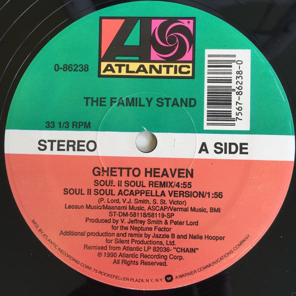 The Family Stand : Ghetto Heaven (12")