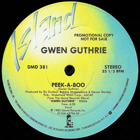 Gwen Guthrie : Peek-A-Boo (12", Promo)