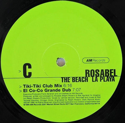 Rosabel : The Beach La Playa (2x12")
