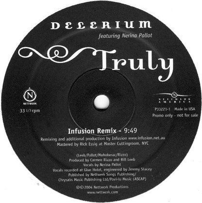 Delerium : Truly (2x12", Promo)