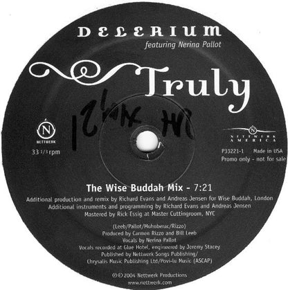 Delerium : Truly (2x12", Promo)