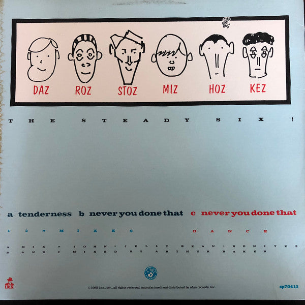 General Public : Tenderness / Never You Done That (12", Single, B -)