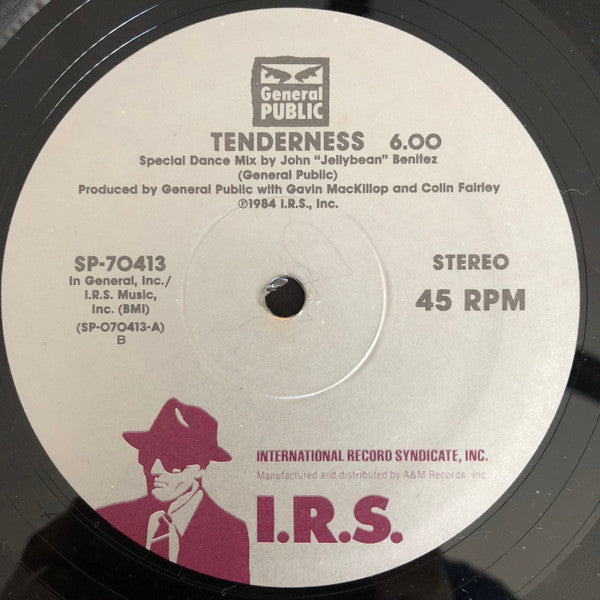General Public : Tenderness / Never You Done That (12", Single, B -)