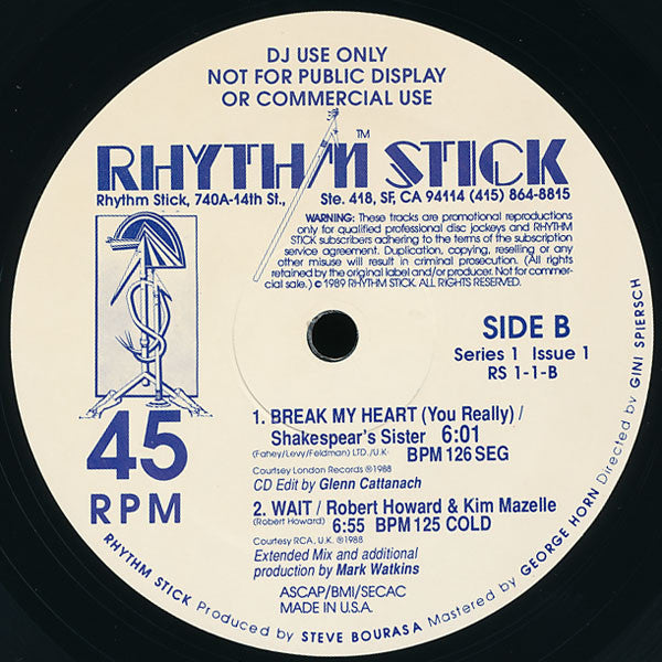 Various : Rhythm Stick 1-1 (2x12", Comp, Promo)