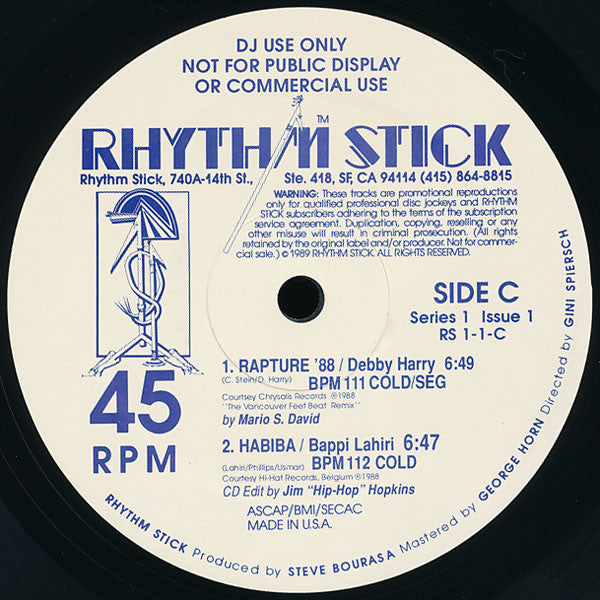 Various : Rhythm Stick 1-1 (2x12", Comp, Promo)