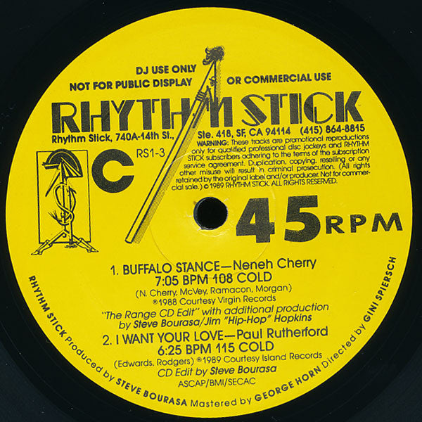 Various : Rhythm Stick 1-3 (2x12", Comp, Promo)