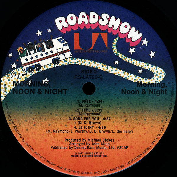 Morning, Noon & Night : Morning, Noon & Night (LP, Album, Ter)