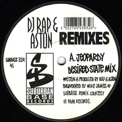 DJ Rap & Aston : Jeopardy (Remixes) (12")
