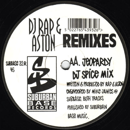 DJ Rap & Aston : Jeopardy (Remixes) (12")