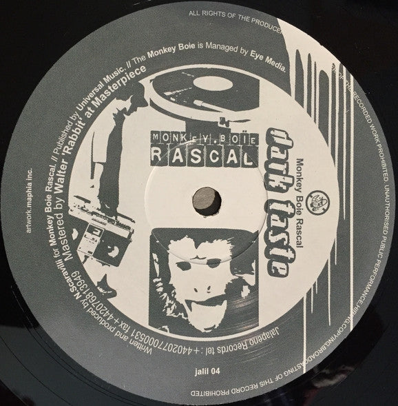Monkey Boie Rascal : Dark Taste (12")