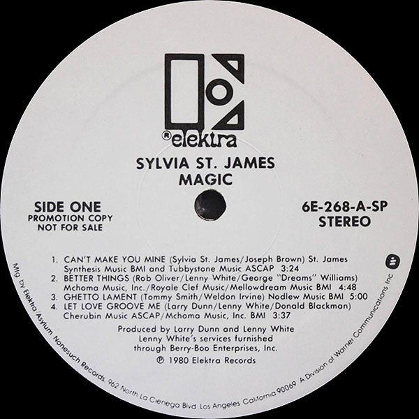 Sylvia St. James : Magic (LP, Album, Promo)
