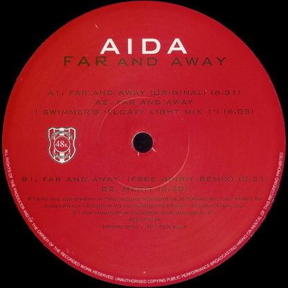 AIDA* : Far And Away (12", Single, Promo)