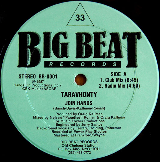Taravhonty : Join Hands (12")