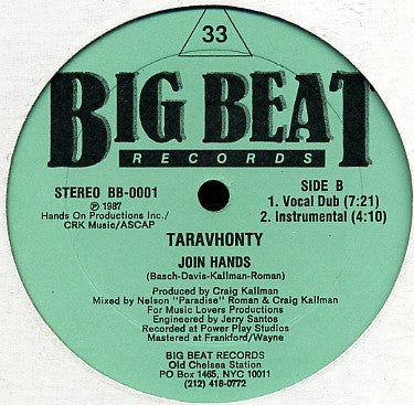 Taravhonty : Join Hands (12")