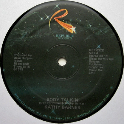Kathy Barnes : Body Talkin' (12")