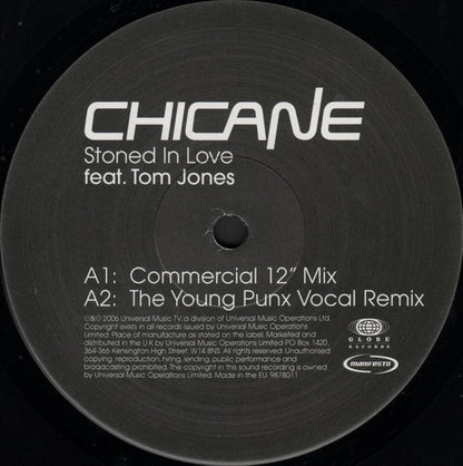 Chicane Feat. Tom Jones : Stoned In Love (12")