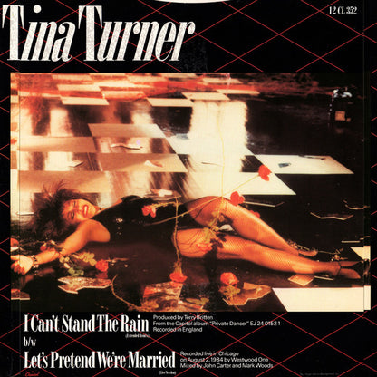 Tina Turner : I Can't Stand The Rain b/w Let's Pretend We're Married (12", Single)