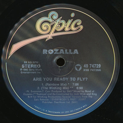 Rozalla : Are You Ready To Fly? (12")