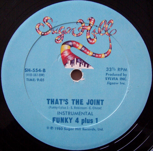 Funky 4 Plus 1* : That's The Joint (12")