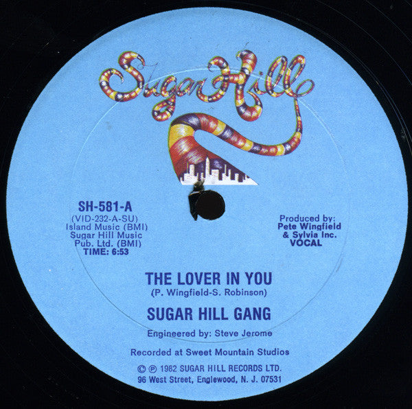 Sugar Hill Gang* : The Lover In You (12", Single)