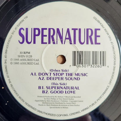 Supernature : Don't Stop The Music (12")