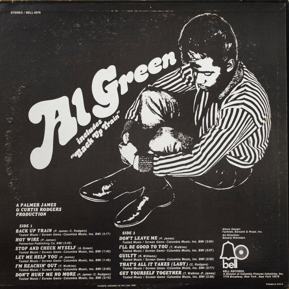 Al Green : Al Green (LP, Album, RE, Bes)