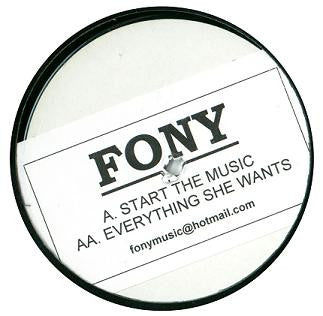Fony : Start The Music (12")