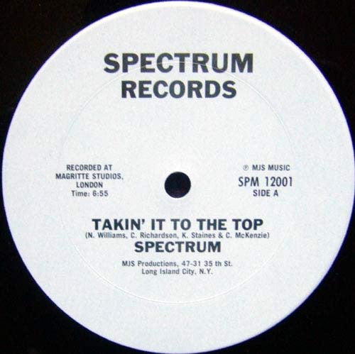 Spectrum (13) : Takin' It To The Top (12")