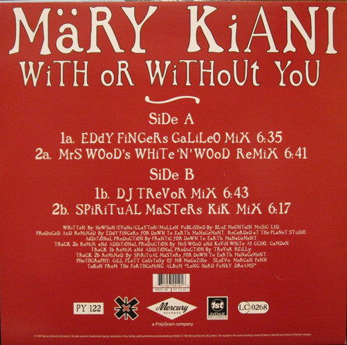 Mary Kiani : With Or Without You (12")