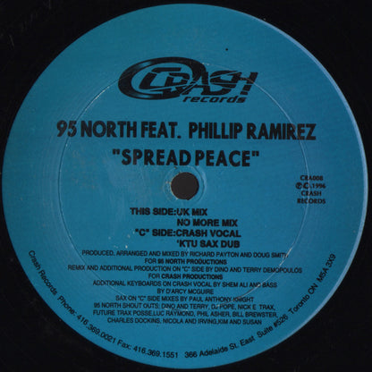 95 North Feat. Phillip Ramirez : Spread Peace (12")