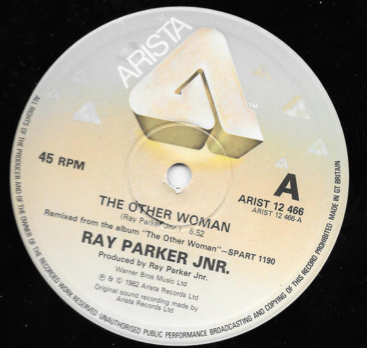 Ray Parker Jnr.* : The Other Woman / Jack And Jill (Back Up The Hill) (1982 Version) (12", Single)