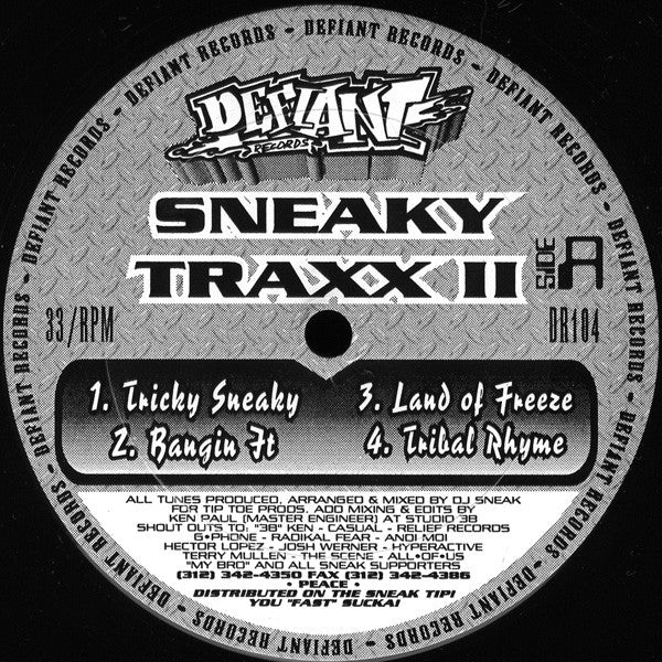 DJ Sneak : Sneaky Traxx II (12")
