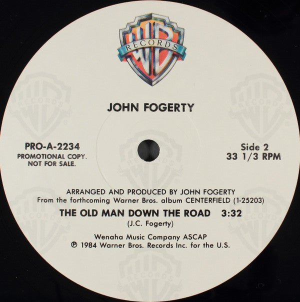 John Fogerty : The Old Man Down The Road (12", Promo)