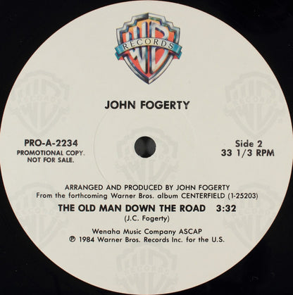 John Fogerty : The Old Man Down The Road (12", Promo)