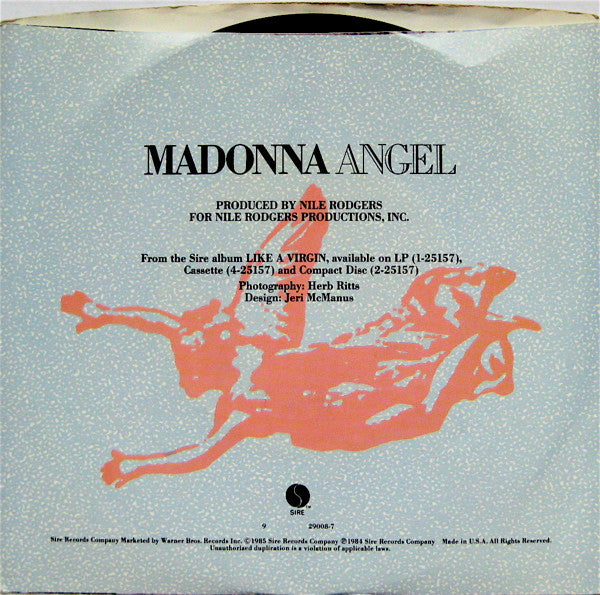 Madonna : Angel (7", Single, Spe)
