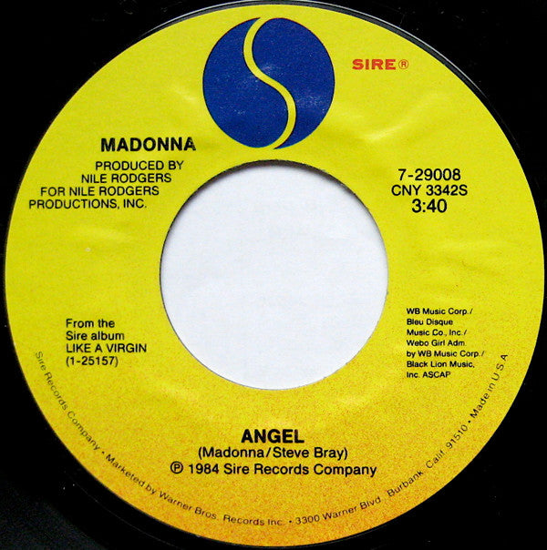 Madonna : Angel (7", Single, Spe)
