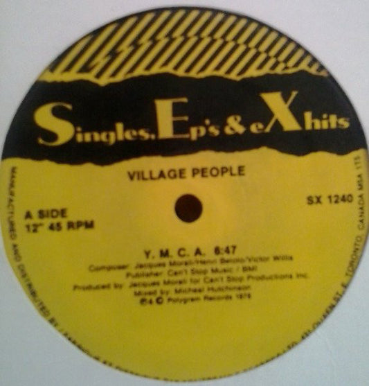 Village People : Y.M.C.A. / Macho Man (12", RE)