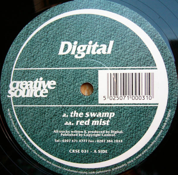 Digital : The Swamp / Red Mist (12")