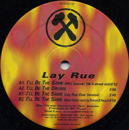 Lay Rue : I'll Be The Same (12")