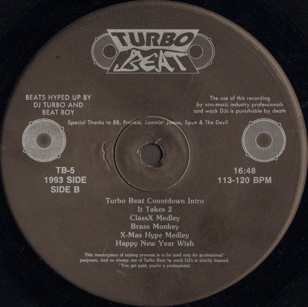 DJ Turbo (3) And Beat Boy (3) : Turbo Beat #5 (12", P/Mixed)