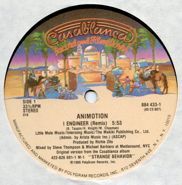 Animotion : I Engineer (12")