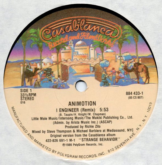 Animotion : I Engineer (12")