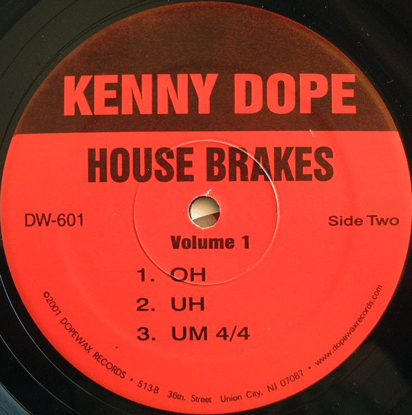 Kenny Dope* : House Brakes Vol. 1 (12")